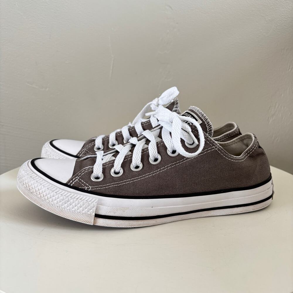 Converse Chuck Taylor All Star Low Top Sneakers Grey - Size: 7 - Picture 3 of 10